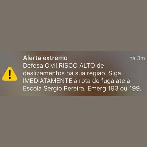Alerta Defesa Civil!