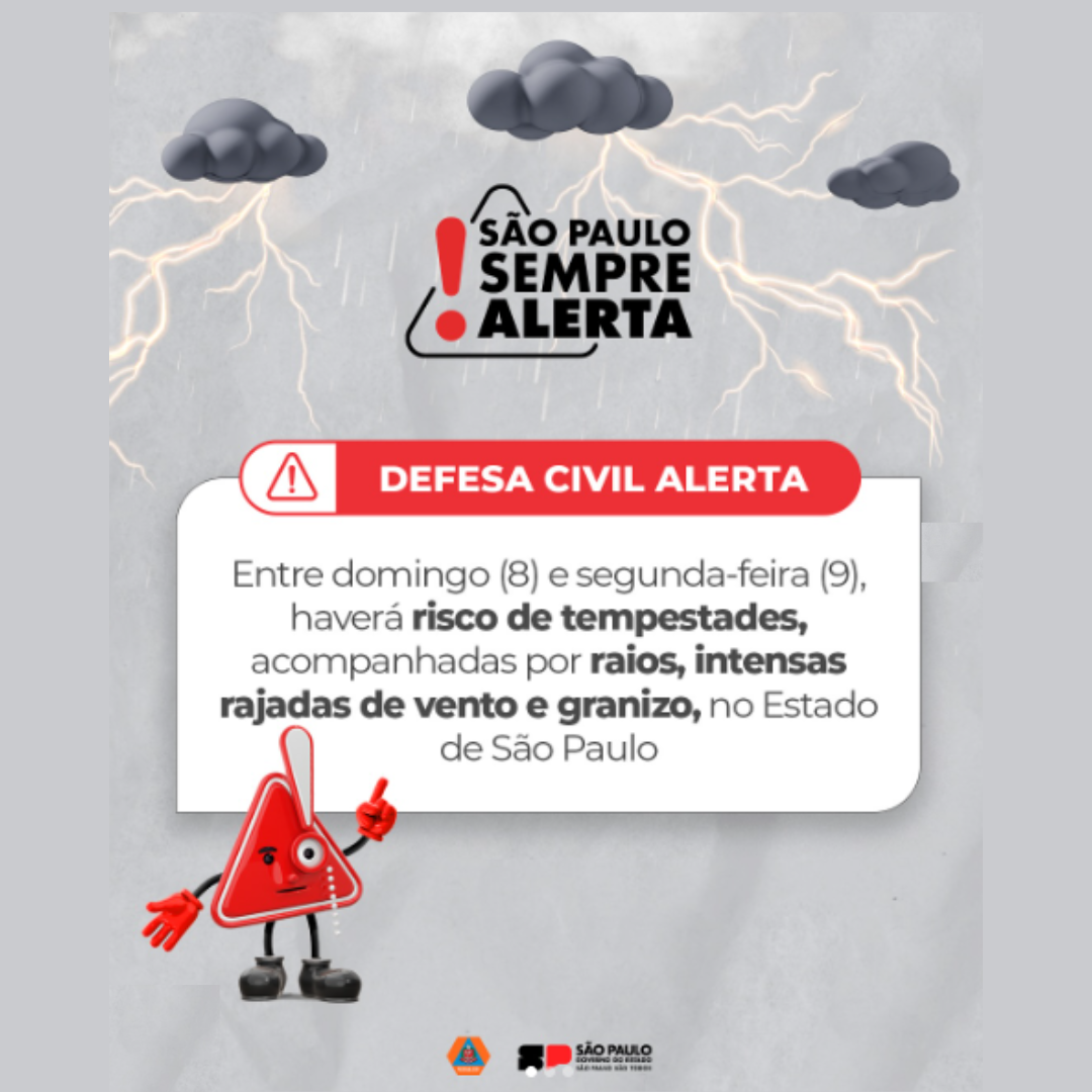 Alerta da Defesa Civil!