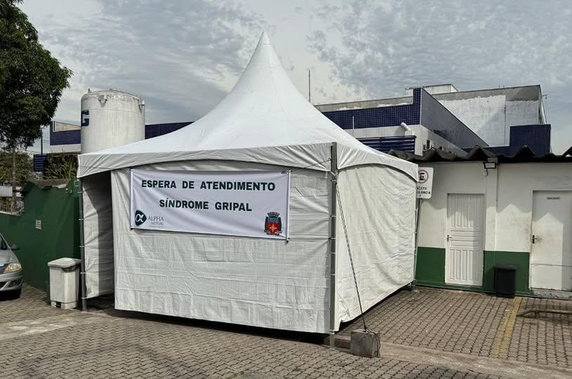 PS Central de Cubatão abre novo espaço para atendimento de pessoas com sintomas gripais