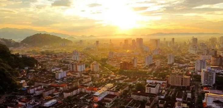 Semana será de tempo seco, manhãs frias e tardes quentes na Baixada Santista