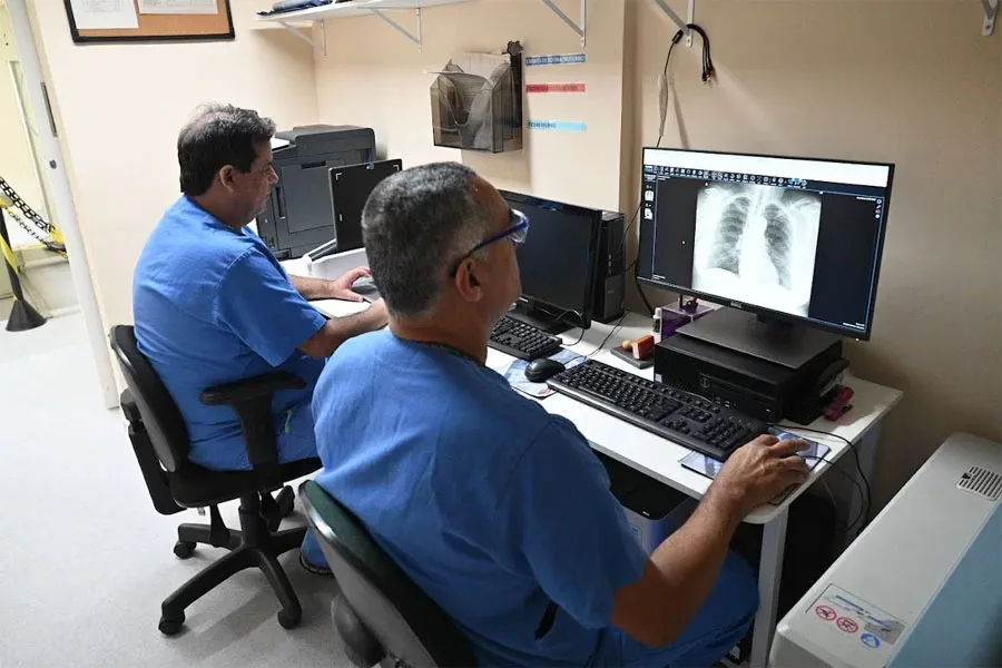Com novos equipamentos, mutirão vai realizar 80 exames de raio-x por dia em Santos