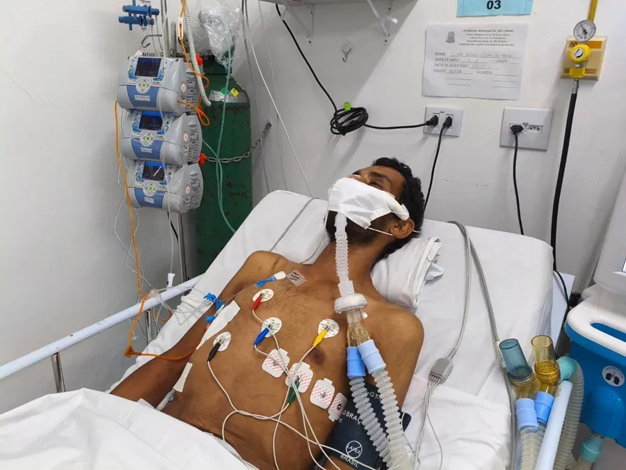 Hospital de São Vicente procura por familiares de paciente internado