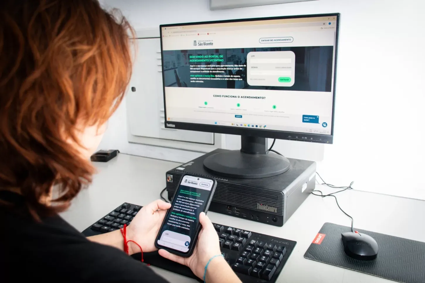 São Vicente lança plataforma online para agendamento de serviços