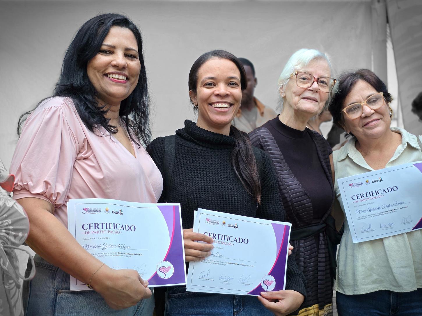 Fundo Social certifica 128 alunos em cursos de capacitação e empreendedorismo