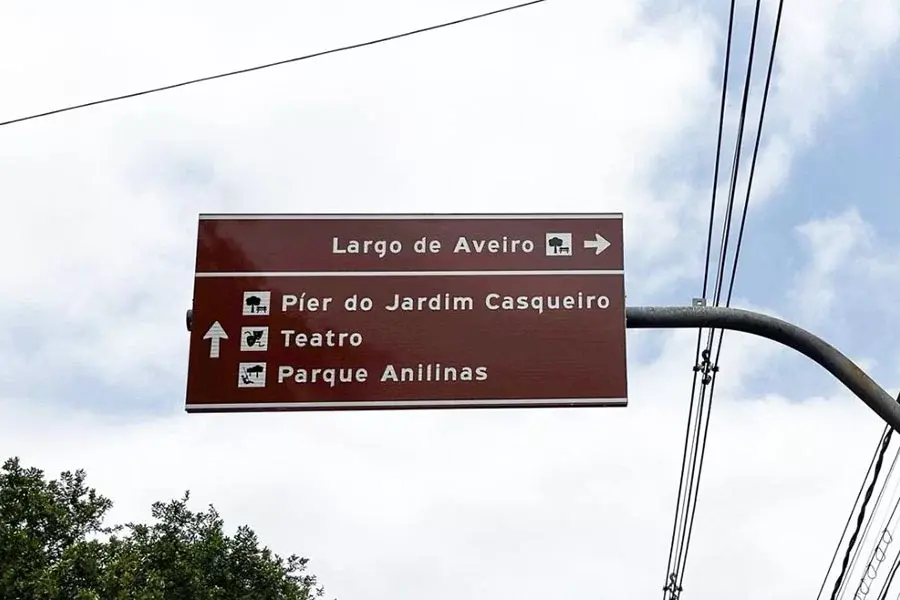 Cubatão passa a ter placas de sinalização turística por toda a cidade