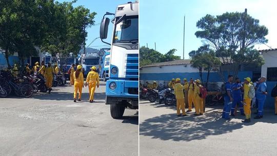 Greve da limpeza urbana atinge seis cidades da Baixada Santista