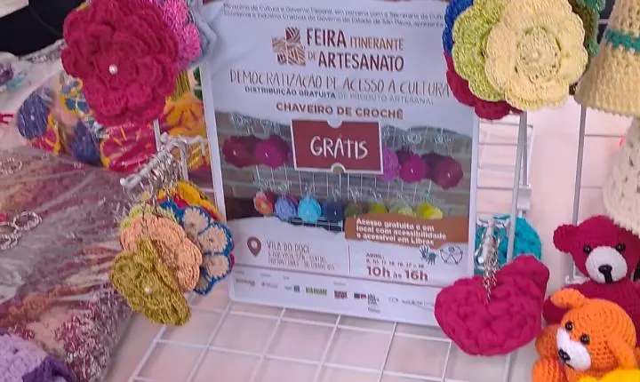 Feira Itinerante de Artesanato acontece em Guarujá a partir de terça-feira (21)